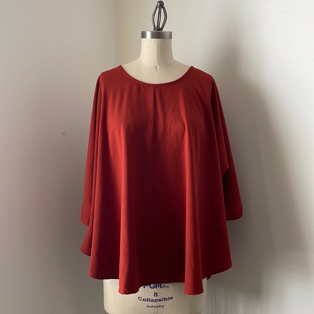 High-low over sized blouse